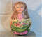 roly poly russian music nevalyashka doll hand painted