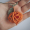 Physalis crochet pattern, flower pattern, fruit crochet tutorial, crochet pendant, crochet brooch, handmade flower DIY 5.jpg