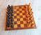 wooden soviet medium size chess set vintage
