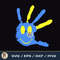Smiley Hand Down Syndrome Awareness Png, Down Syndrome Awareness T21 Day Awareness Png.jpg