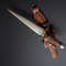 d2 steel dagger knife with beautiful leather handle included leather sheath.png