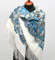 white warm russian pavlovo posad wool shawl size 125x125 cm 1428-4