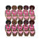 African American girls in sunglasses, tropical pink swimsuits and pink hawaiian flower necklaces