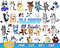 Bluey Heeler Clipart Bundle, Bluey Svg, Bluey Dog Vector, Bluey Cartoon Bundle Svg, Instant Download .jpg