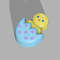 Boy chicken in the shell Bath Bomb 3d printing File