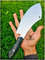 Handmade Chef Cleaver Knife Chef Chopper Stainless Steel knife, Steak Knife, Damascus knife, Hunting knife, Steel Knife 3.jpg