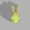 Easter bunny STL File for vacuum forming