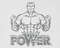 Bodybuilder Sticker Power Gym Workout Fitness Crossfit Coach Sport Muscles