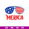 America Sunglasses, Merica Svg American Flag Svg Sunglasses Svg Fourth of July Svg US Flag America Svg 4th of July Png Patriotic Svg, Png, Eps, Dxf File.jpg