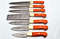 Custom Handmade Forged Damascus Steel Chef Knife Kitchen Knives Set Gift for Her (5).jpg