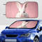 White Rabbit on Pink Car SunShade.png