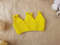 yellow knitted headband crown on the baby's head..jpg