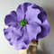 Violet flower Derby fascinator, Wedding fashion headpiece.jpg