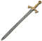 The Custom Damascus Steel Templar Crusader Medieval Knights Arming Sword (5).png