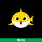 Baby Shark Png, Shark Family Png, Ocean Life Png, Cute Fish Png, Shark Png Digital File, BBS01.jpeg
