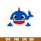 Baby Shark Png, Shark Family Png, Ocean Life Png, Cute Fish Png, Shark Png Digital File, BBS98.jpg