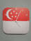 Singaporean flag clock for wall, Singaporean wall decor, Singaporean gifts (Singapore)