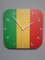 Malian flag clock for wall, Malian wall decor, Malian gifts (Mali)