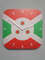 Burundian flag clock for wall, Burundian wall decor, Burundian gifts (Burundi)