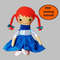 Doll pattern Rag doll sewing Pattern and Tutorial  Cloth doll Fabric doll  Handmade doll PDF  Heirloom doll  DIY doll 1.jpg