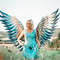 Large Angel wings costume blue and silver flexible wing.jpg
