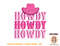 Howdy Rodeo Pink Cowgirls Hat T-Shirt copy.jpg
