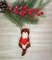 Felt otter. Otter with a red heart. Otter toy. New Year's decor otter. New Year's ornament otter 1.jpg