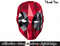 Marvel Deadpool Geometric Shape Prism Face Graphic png, sublimation  .jpg