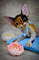 Devon Rex kitten.  Handmade toy. Art doll animal (4).JPG