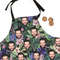 Tropical Custom Apron, Personalized Faces Apron, Floral Custom Photo Apron, Funny Crazy Face Kitchen Apron Kitchen Custom Picture Chef Gift - 2.jpg