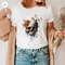 Watercolor Skulls Shirt, Groovy Graphic Tees, Cool Floral Skeleton T Shirt, Skeleton Clothing, Trendy Gift for Her, Birthday Gift for Women - 1.jpg