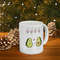 Avocado Lover Ceramic Mug 11oz, Mug Gift for Love, Gift Mug for Valentine's Day, Lover Mug 11oz - 1.jpg