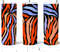 Colorful Zebra Print Tumbler, Colorful Tumbler, Colorful Skinny Tumbler.Jpg