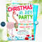 Editable Christmas In July Party Invitation, Summer Xmas Flamingo Holiday Invite, Tropical Christmas, Pool Party, Printable Instant Download - 1.jpg