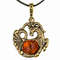 Amber Capricorn Zodiac Necklace Capricorn Pendant Gold Baltic Amber Pendant Jewelry For Women Men Christmas Gift Friend.jpg