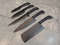 Damascus chefs knife set