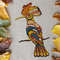 Hoopoe counted cross stitch chart -2
