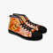 Pokemon Arcanine High Canvas Shoes for Fan, Pokemon Arcanine High Canvas Shoes Sneaker