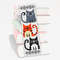 Cat bookmark cross stitch pattern