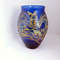 Cobalt blue hand painted vase. living collectibles  (7).jpg