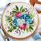 Blue roses cross stitch, Cross stitch flowers, Flower bouquet cross stitch, Cross stitch pattern easy, Digital PDF.jpg