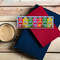 bookmark embroidery pattern town