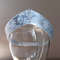 Modern tiara . Silver nimbus headband made of eco-leather with hand-painted (7).jpg