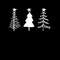 Three Rustic Christmas Trees T-Shirt.jpg