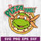 It's pizza time ninja turtle SVG
