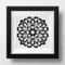 black white geometric cross stitch pattern