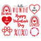Valentine Embroidery Designs, MACHINE EMBROIDERY, Heart Embroidery, Heart Applique, XOXO, 9 Designs, Digital Download, 4x4, 5x7, 6x10 Hoop - 1.jpg
