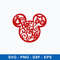 Mouse Head Ho Ho Ho Svg, Mickey Mouse Svg, Christmas Svg, Png Dxf Eps File.jpeg