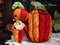 Pumpkin gift for Halloween Handmade Artist Collectible Teddy Bear OOAK gift present toy (2).jpg
