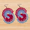 crochet circle earrings pattern